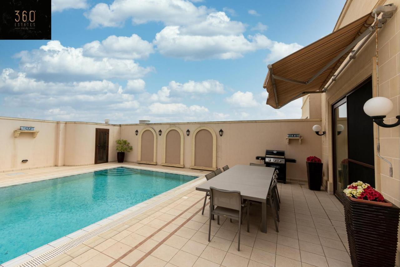 Lux Villa With Amazing Bbq, Pool Area & Wifi By 360 Estates Is-Swieqi Exterior photo